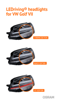 Osram LEDriving Headlights VW Golf7 Halogen - GTI