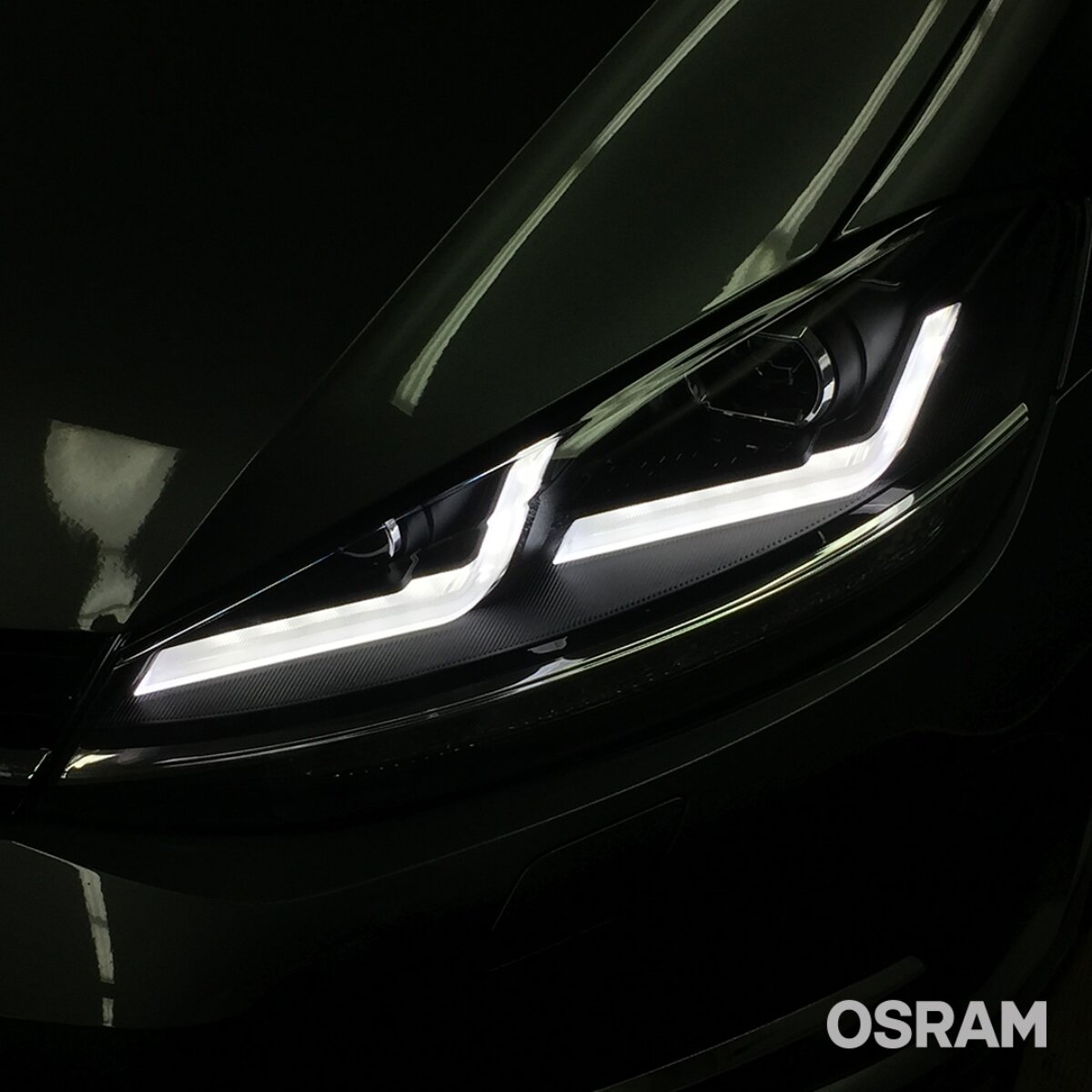 Golf 7 Facelift Voll Led Scheinwerfer Nachrüsten Osram LEDriving Voll LED Scheinwerfer für VW Golf 7 Halgen Facelift S